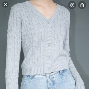 Brandy Melville grey Elizabeth sweater